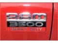 2007 Inferno Red Crystal Pearl Dodge Ram 3500 Laramie Mega Cab 4x4 Dually  photo #9