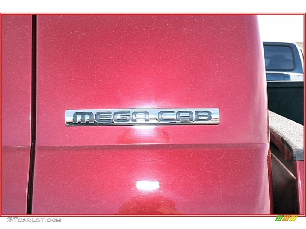 2007 Ram 3500 Laramie Mega Cab 4x4 Dually - Inferno Red Crystal Pearl / Medium Slate Gray photo #14