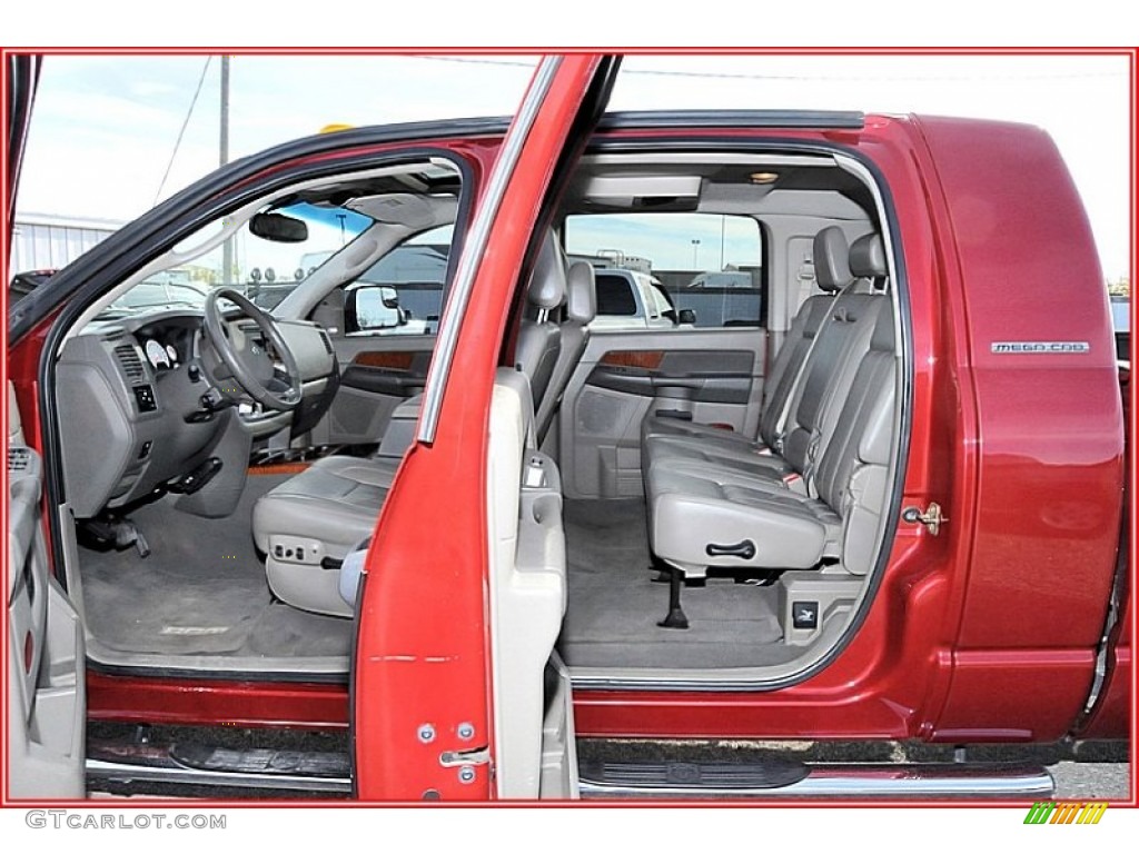 Medium Slate Gray Interior 2007 Dodge Ram 3500 Laramie Mega Cab 4x4 Dually Photo #57062936