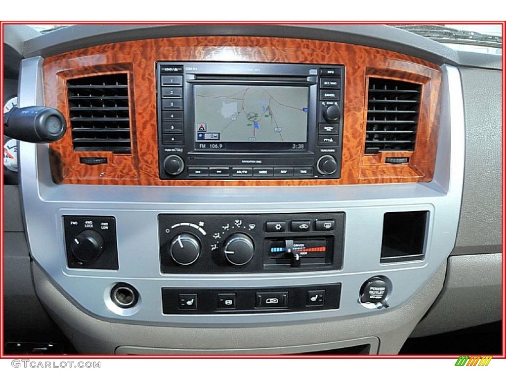 2007 Ram 3500 Laramie Mega Cab 4x4 Dually - Inferno Red Crystal Pearl / Medium Slate Gray photo #39