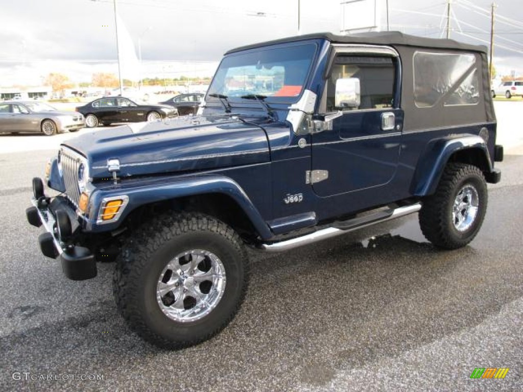 Patriot Blue Pearl 2005 Jeep Wrangler Unlimited 4x4 Exterior Photo #57064343