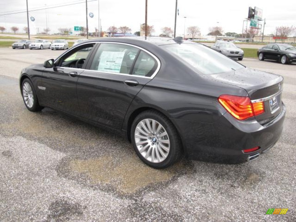 2012 7 Series 750Li Sedan - Dark Graphite Metallic / Oyster/Black photo #3