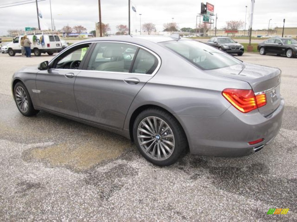 2012 7 Series 740Li Sedan - Space Grey Metallic / Oyster/Black photo #3