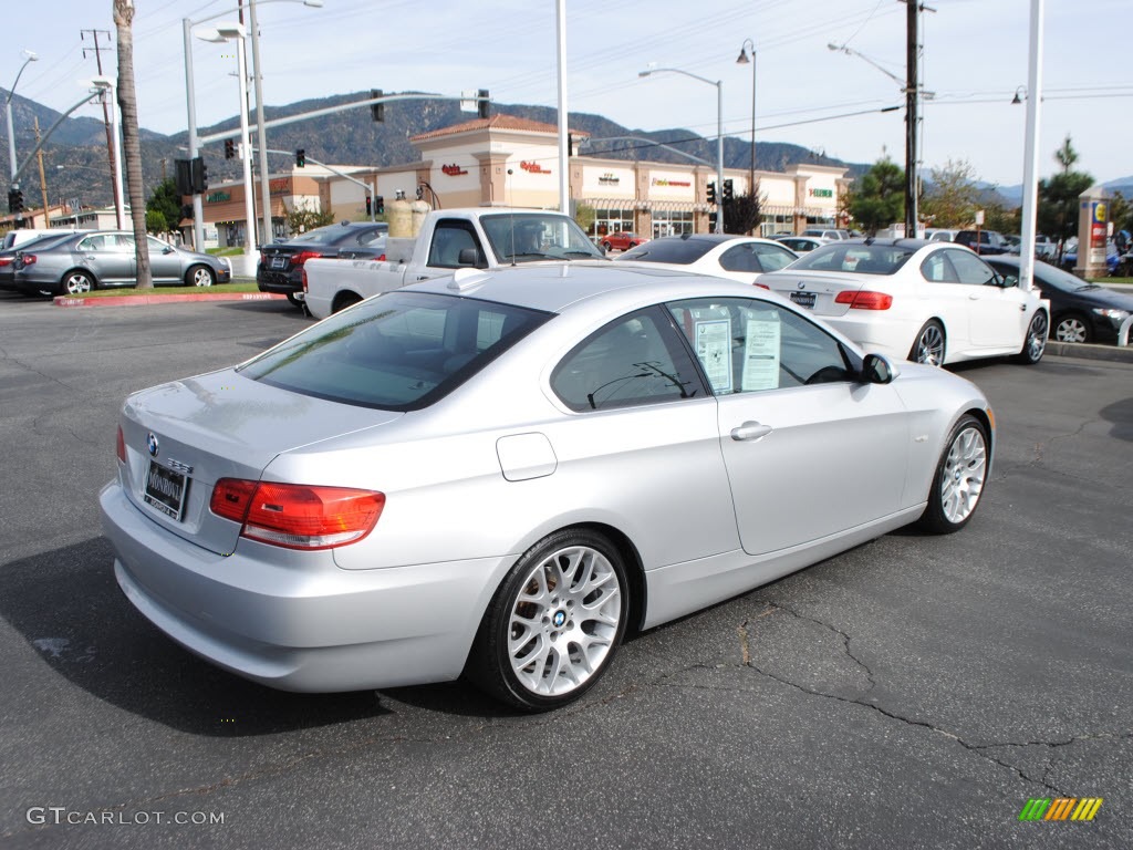 2009 3 Series 328i Coupe - Titanium Silver Metallic / Black photo #5