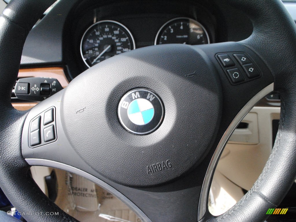 2009 3 Series 328i Coupe - Montego Blue Metallic / Beige photo #18