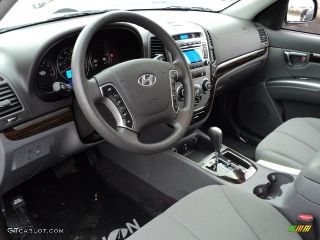 Gray Interior 2011 Hyundai Santa Fe GLS AWD Photo #57067610