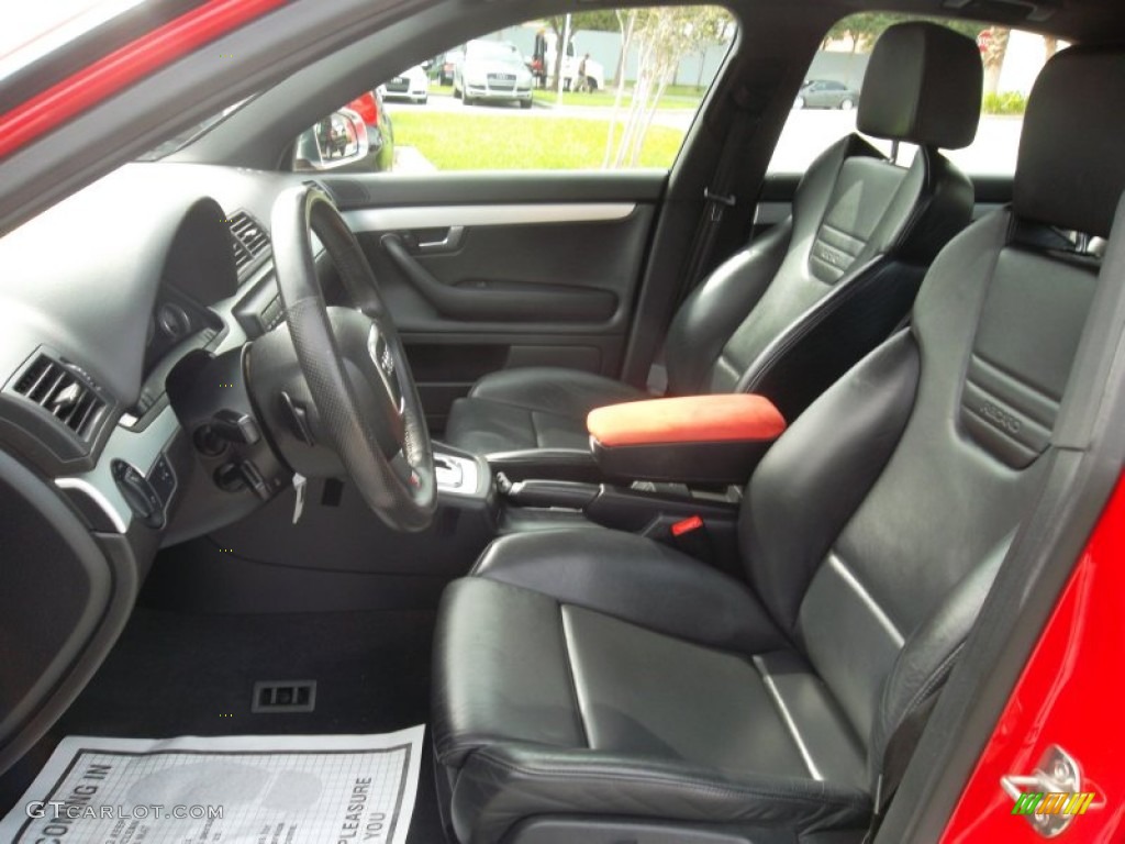 Black Interior 2006 Audi S4 4.2 quattro Sedan Photo #57067980