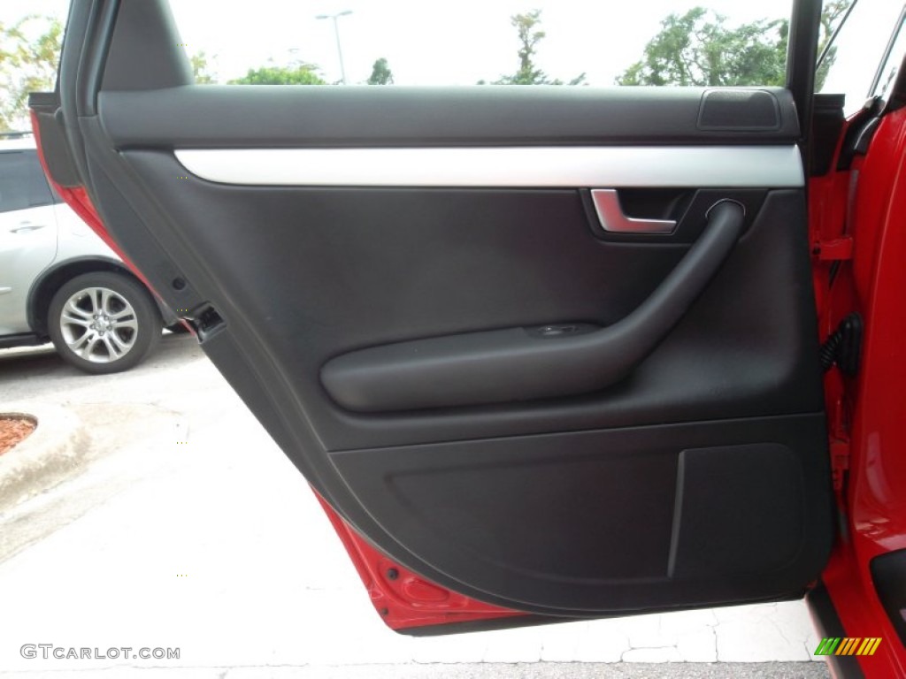 2006 Audi S4 4.2 quattro Sedan Black Door Panel Photo #57068003