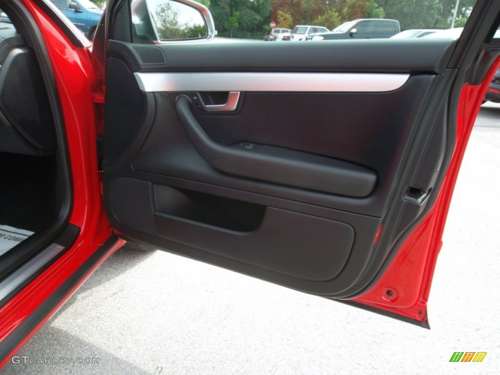 2006 Audi S4 4.2 quattro Sedan Black Door Panel Photo #57068012