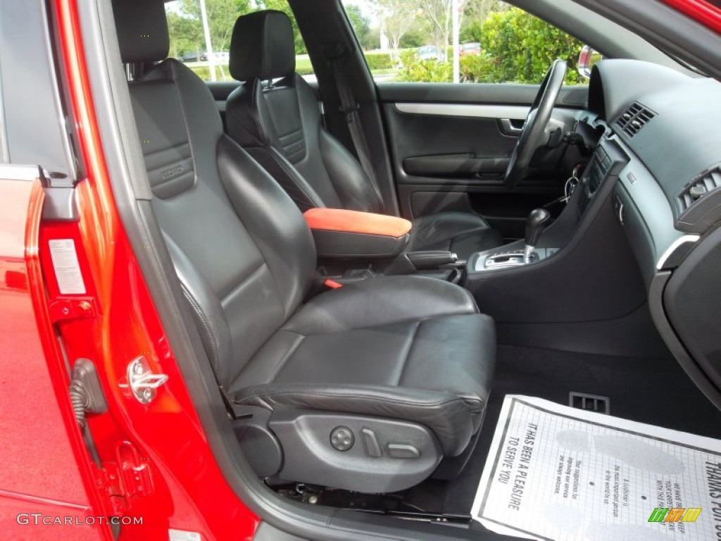 Black Interior 2006 Audi S4 4.2 quattro Sedan Photo #57068021