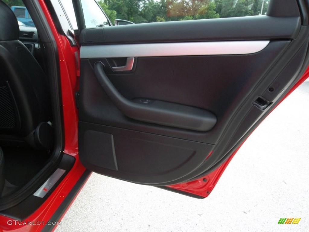 2006 Audi S4 4.2 quattro Sedan Black Door Panel Photo #57068039