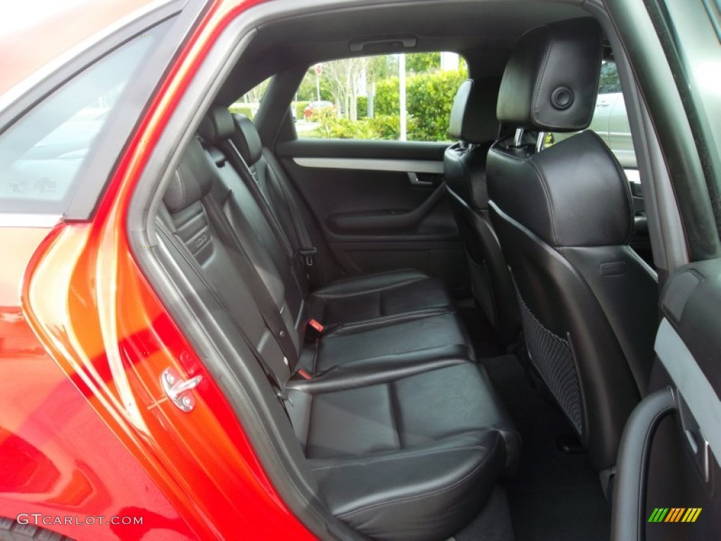 Black Interior 2006 Audi S4 4.2 quattro Sedan Photo #57068048