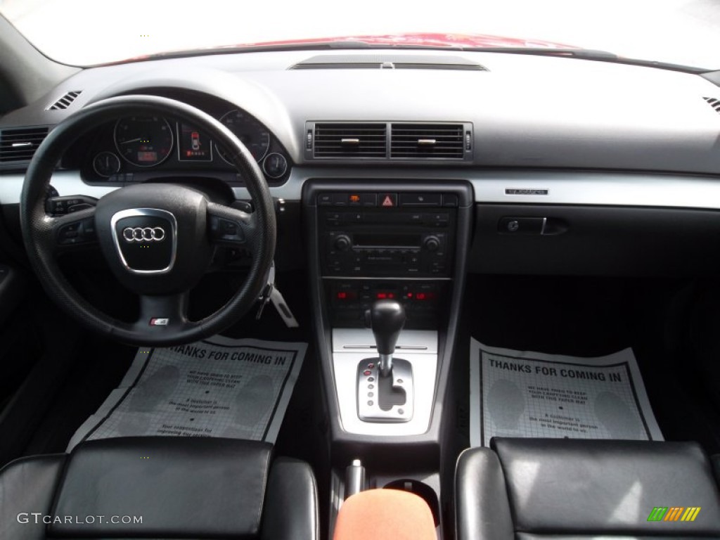 2006 Audi S4 4.2 quattro Sedan Black Dashboard Photo #57068066