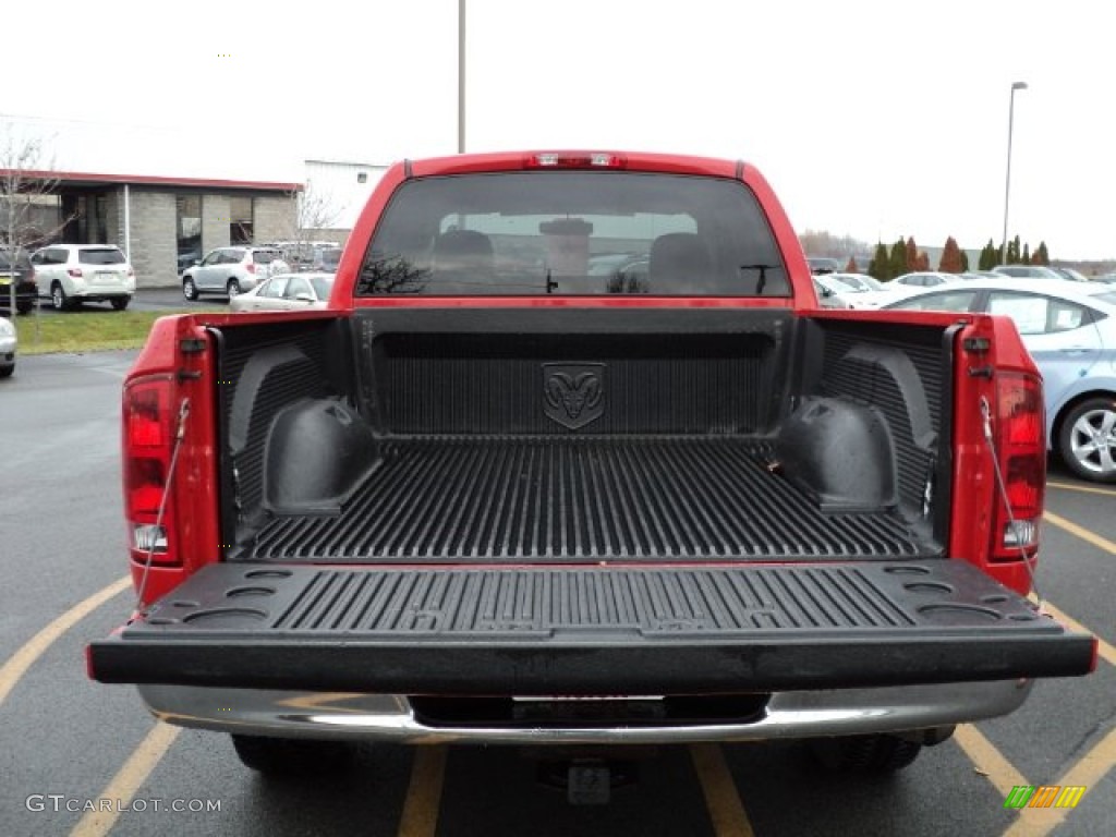 2003 Ram 1500 SLT Quad Cab 4x4 - Dark Garnet Red Pearl / Dark Slate Gray photo #9