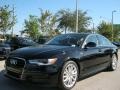 Brilliant Black 2012 Audi A6 3.0T quattro Sedan Exterior