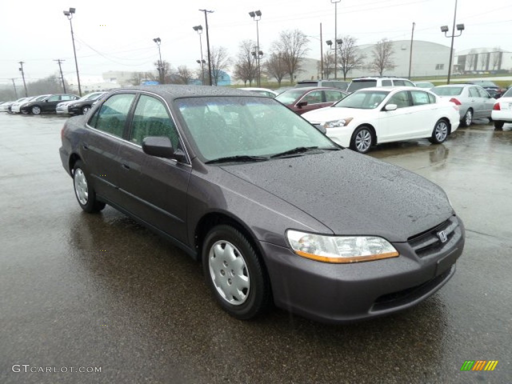 1999 Accord LX Sedan - Raisin Pearl / Gray photo #7