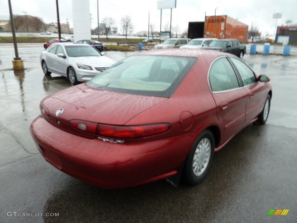 1997 Sable GS Sedan - Toreador Red Metallic / Saddle photo #5