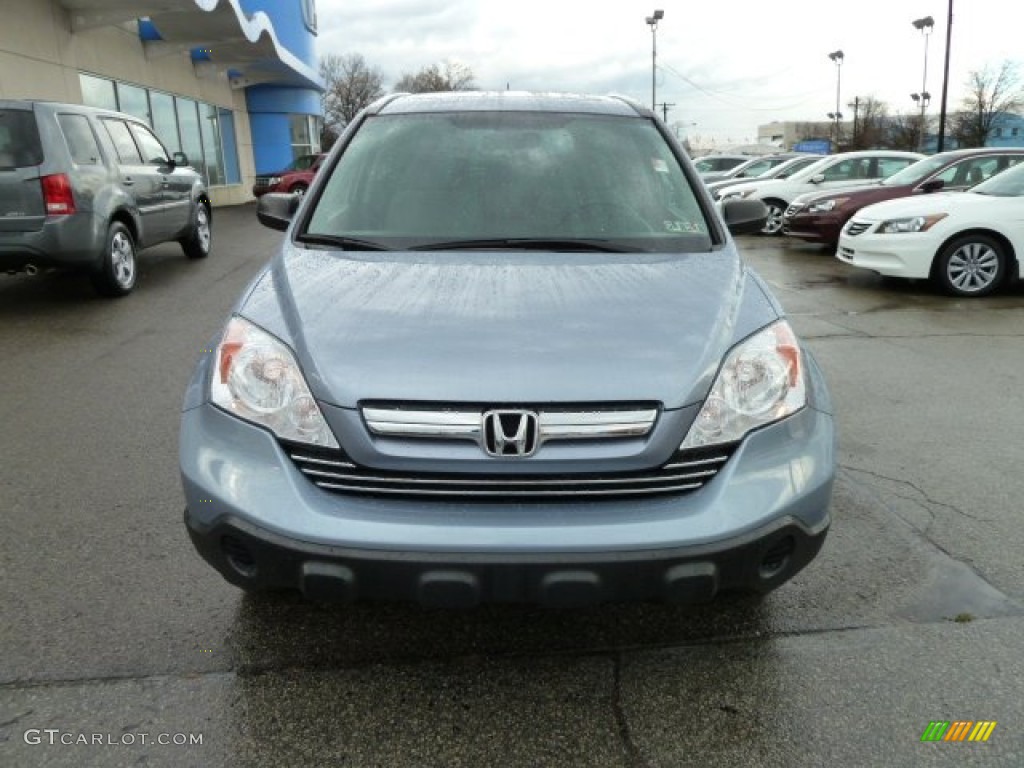 2009 CR-V EX 4WD - Glacier Blue Metallic / Gray photo #8