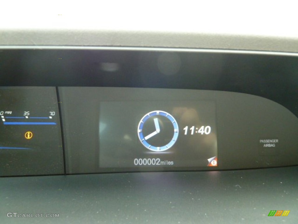 2012 Civic LX Sedan - Dyno Blue Pearl / Gray photo #19