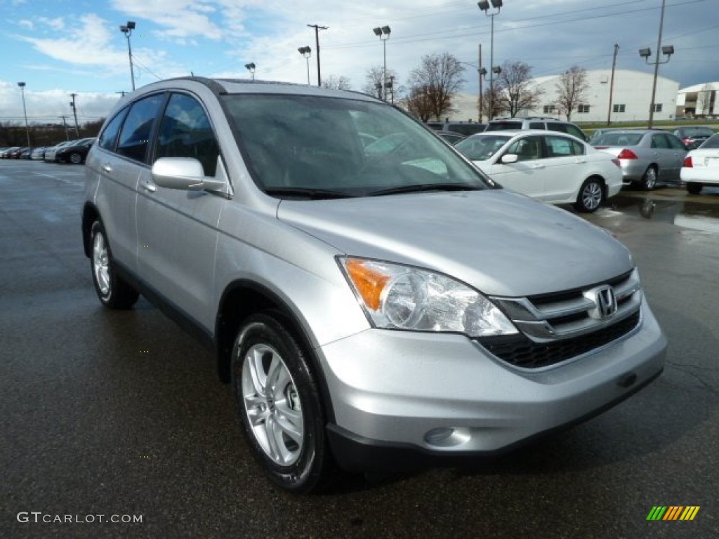 2011 CR-V EX-L 4WD - Alabaster Silver Metallic / Gray photo #7