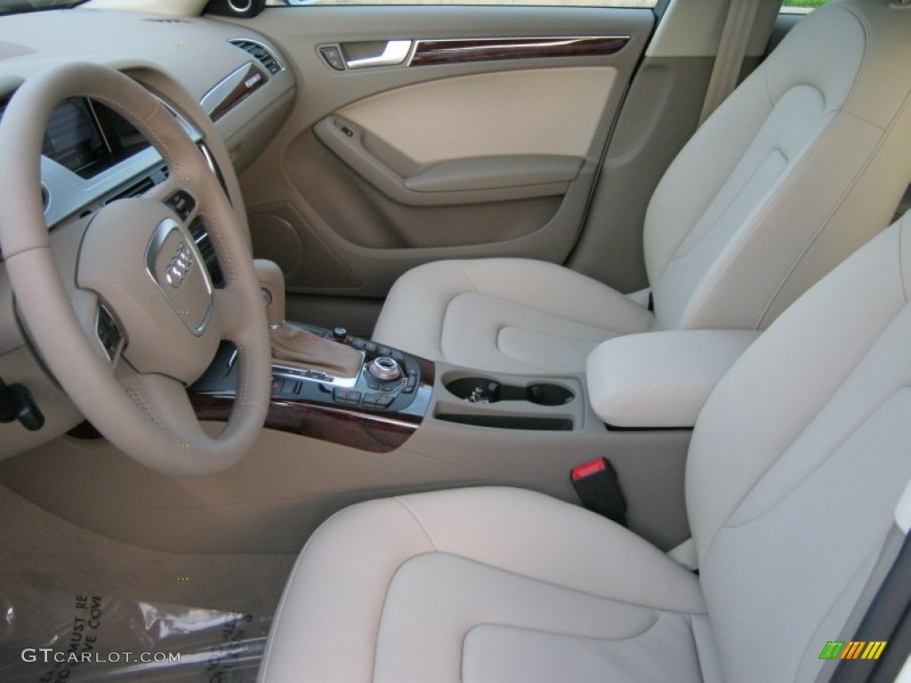 Cardamom Beige Interior 2012 Audi A4 2 0t Quattro Avant