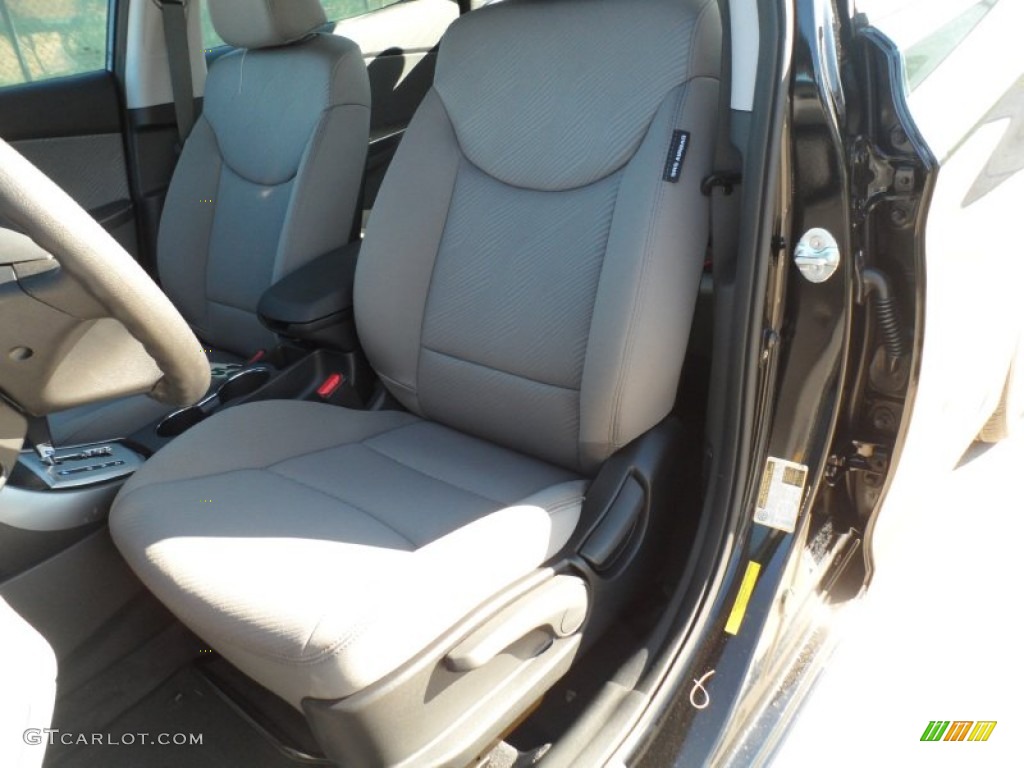 2012 Elantra GLS - Black Noir Pearl / Gray photo #23