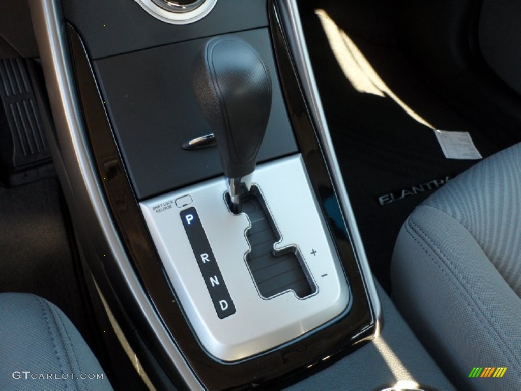 2012 Elantra GLS - Black Noir Pearl / Gray photo #29