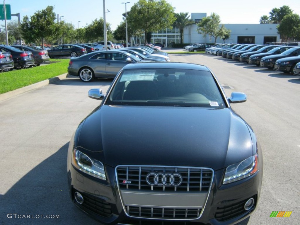 2012 S5 4.2 FSI quattro Coupe - Moonlight Blue Metallic / Black photo #4
