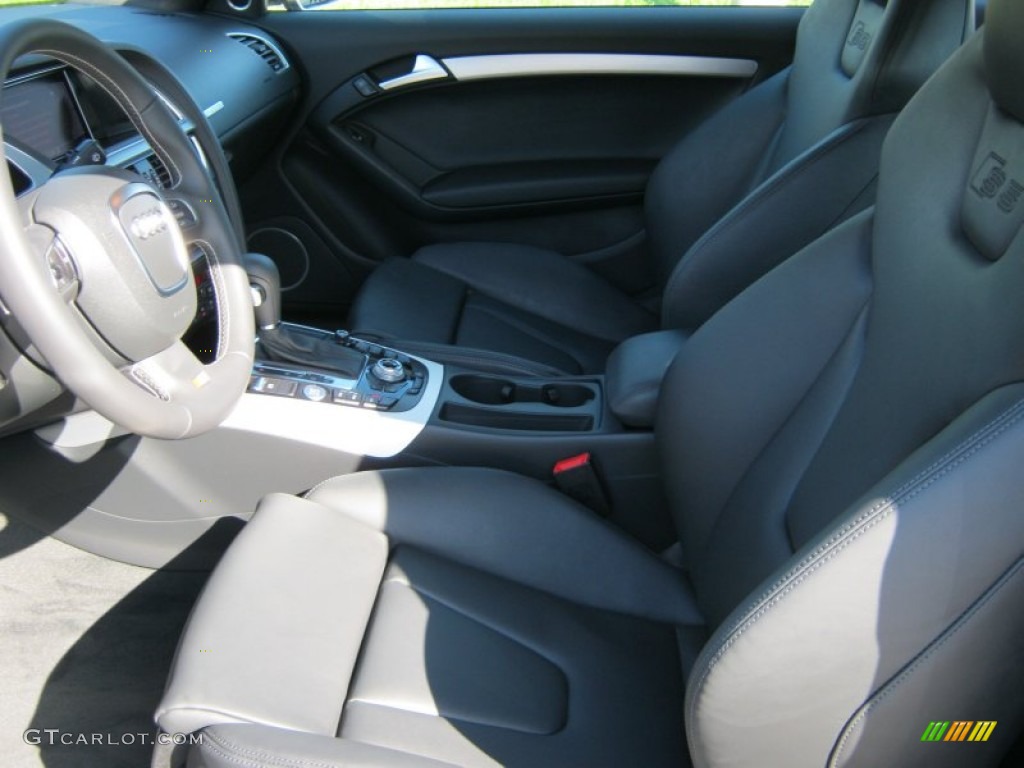 2012 S5 4.2 FSI quattro Coupe - Moonlight Blue Metallic / Black photo #5