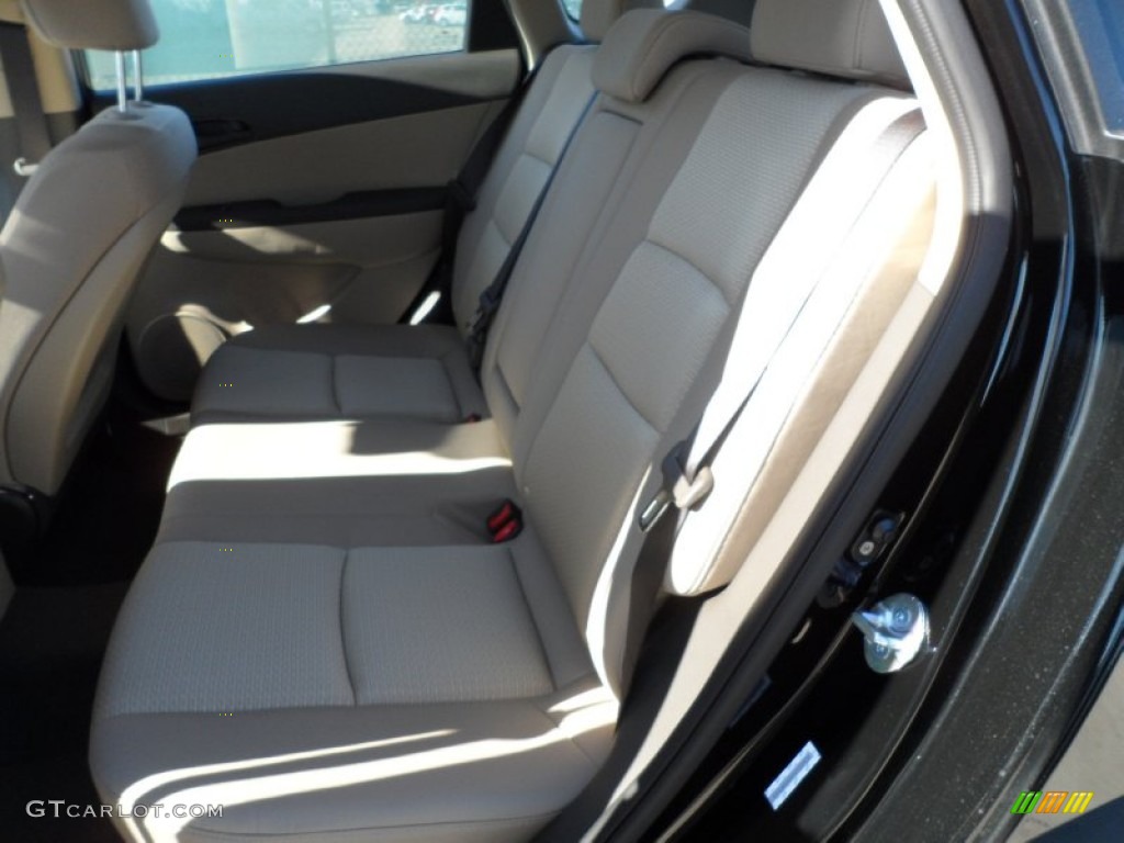 2012 Elantra GLS Touring - Black Noir Pearl / Beige photo #22
