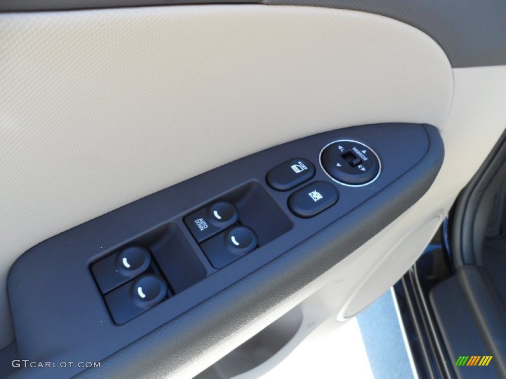 2012 Elantra GLS Touring - Black Noir Pearl / Beige photo #24