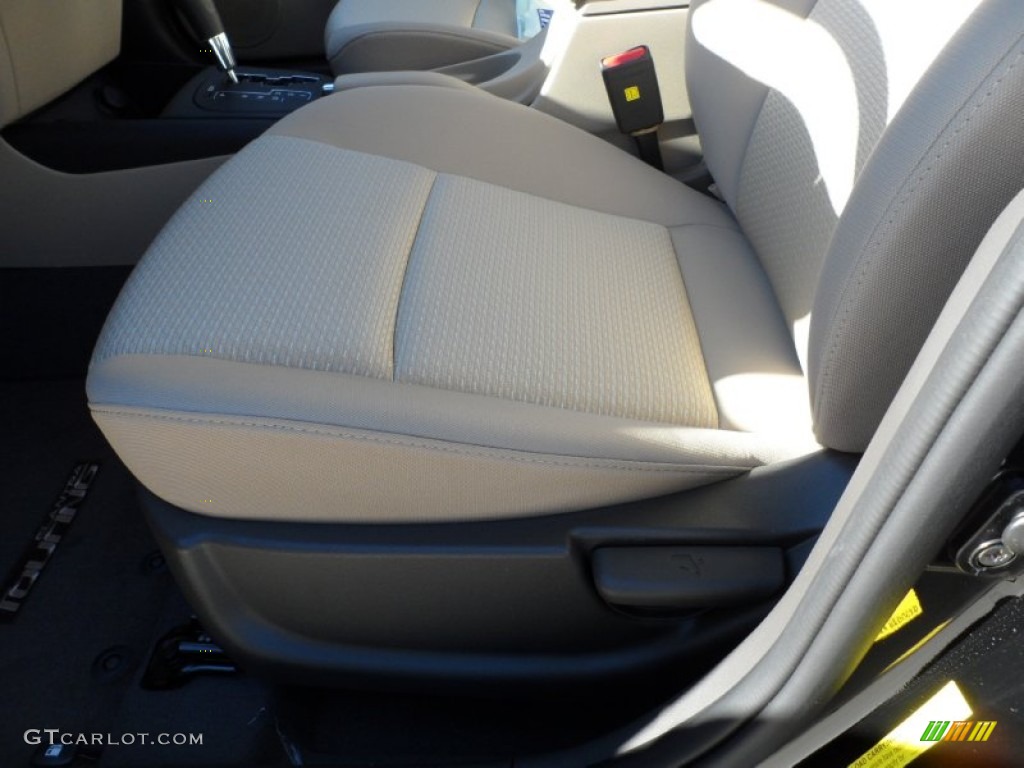 2012 Elantra GLS Touring - Black Noir Pearl / Beige photo #26