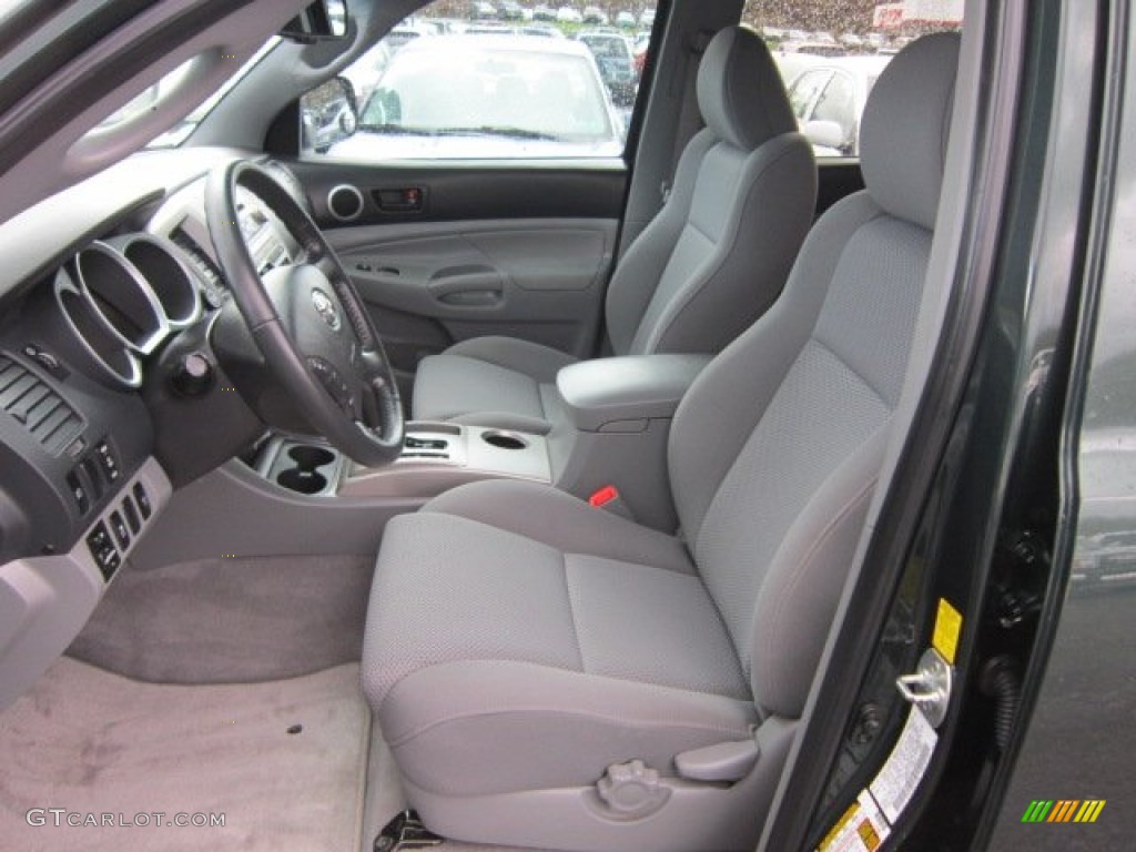 Graphite Interior 2010 Toyota Tacoma V6 SR5 TRD Sport Double Cab 4x4 Photo #57073616