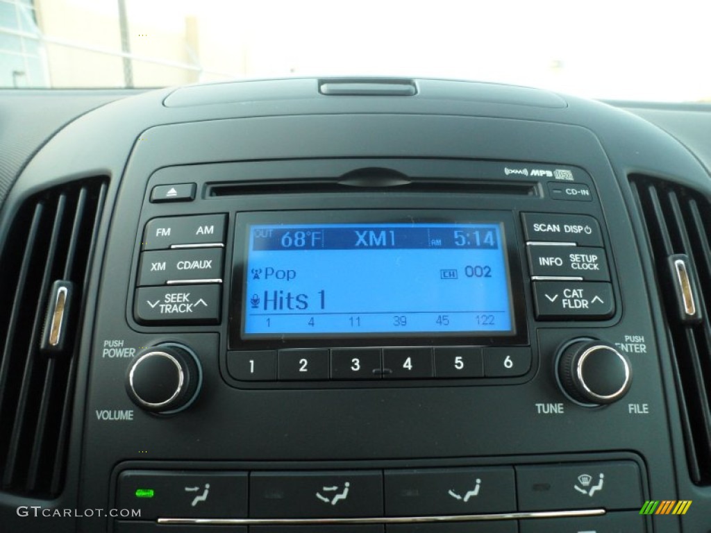 2012 Elantra GLS Touring - Black Noir Pearl / Beige photo #29