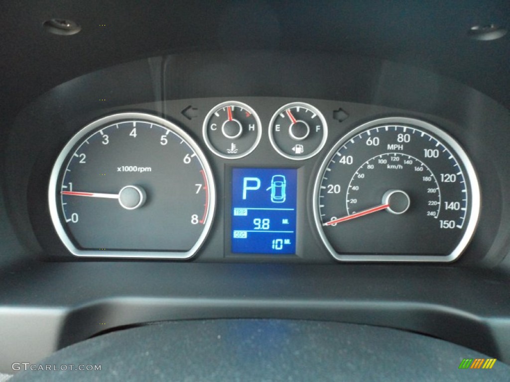 2012 Elantra GLS Touring - Black Noir Pearl / Beige photo #33