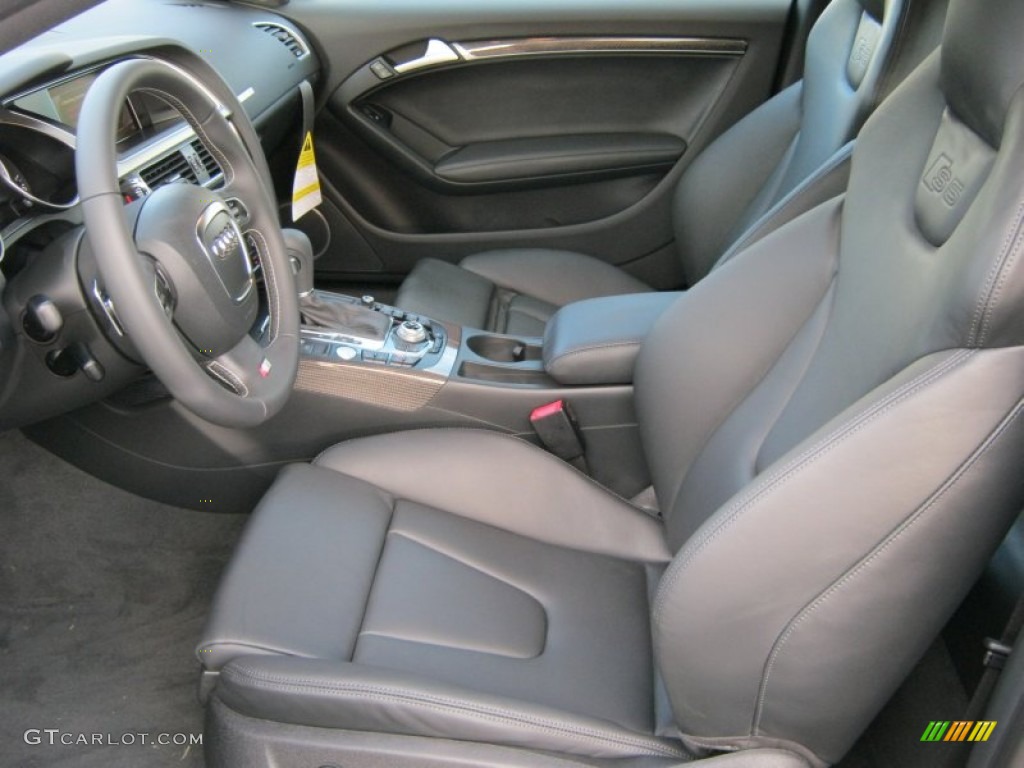 Black Interior 2012 Audi S5 4.2 FSI quattro Coupe Photo #57073721