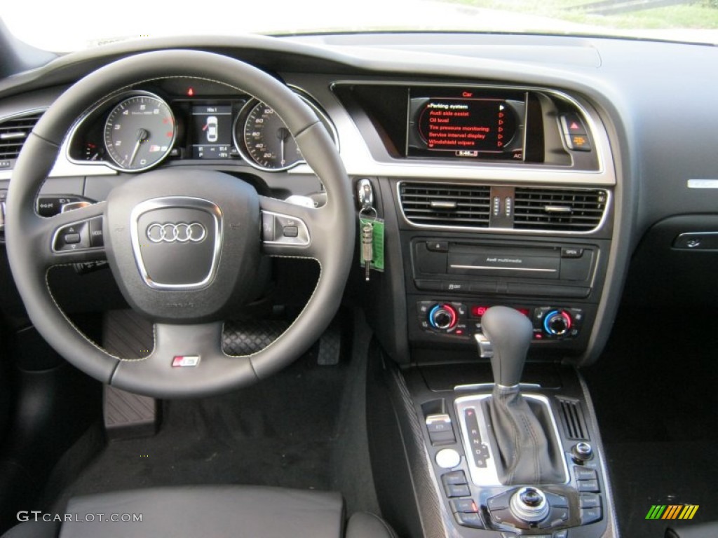 2012 Audi S5 4.2 FSI quattro Coupe Black Dashboard Photo #57073730