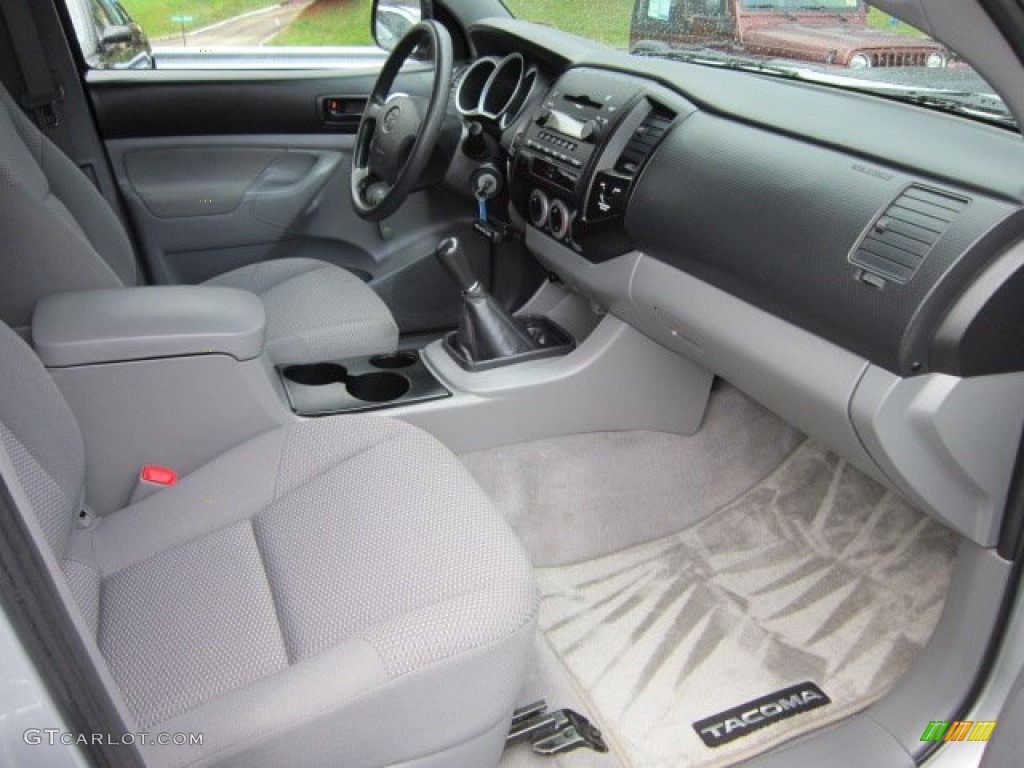 Graphite Gray Interior 2007 Toyota Tacoma Access Cab 4x4 Photo #57074009