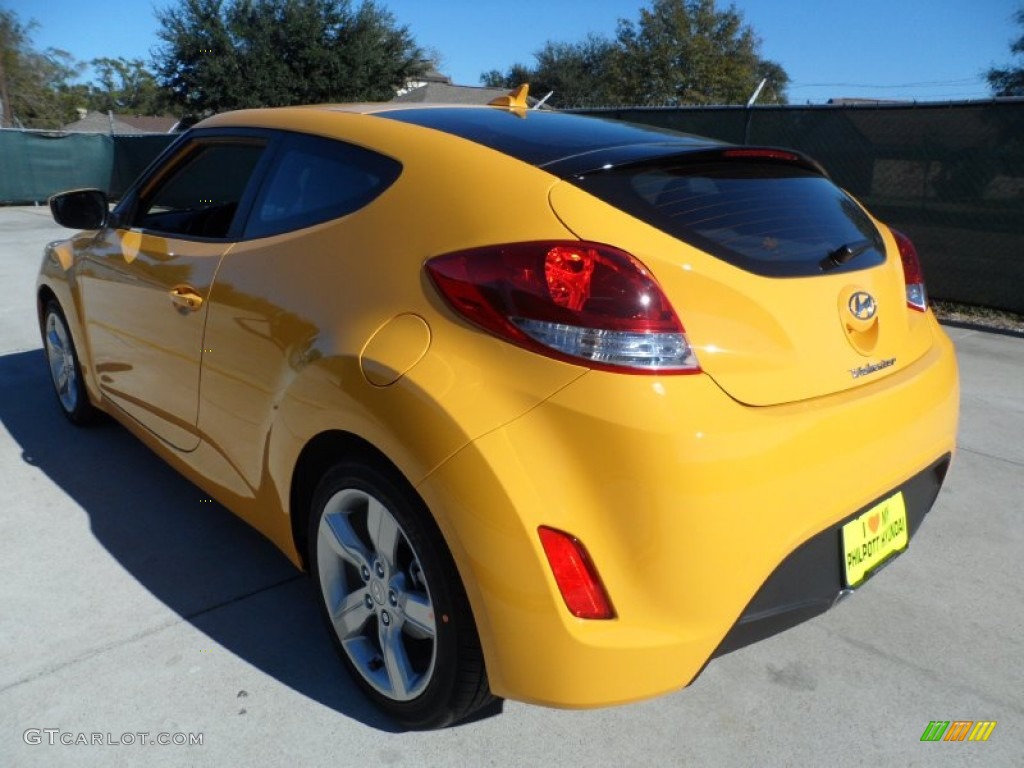 2012 Veloster  - 26.2 Yellow / Black photo #5