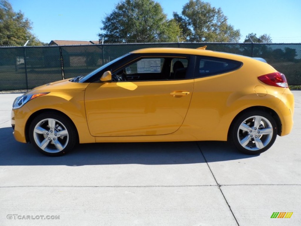 2012 Veloster  - 26.2 Yellow / Black photo #6
