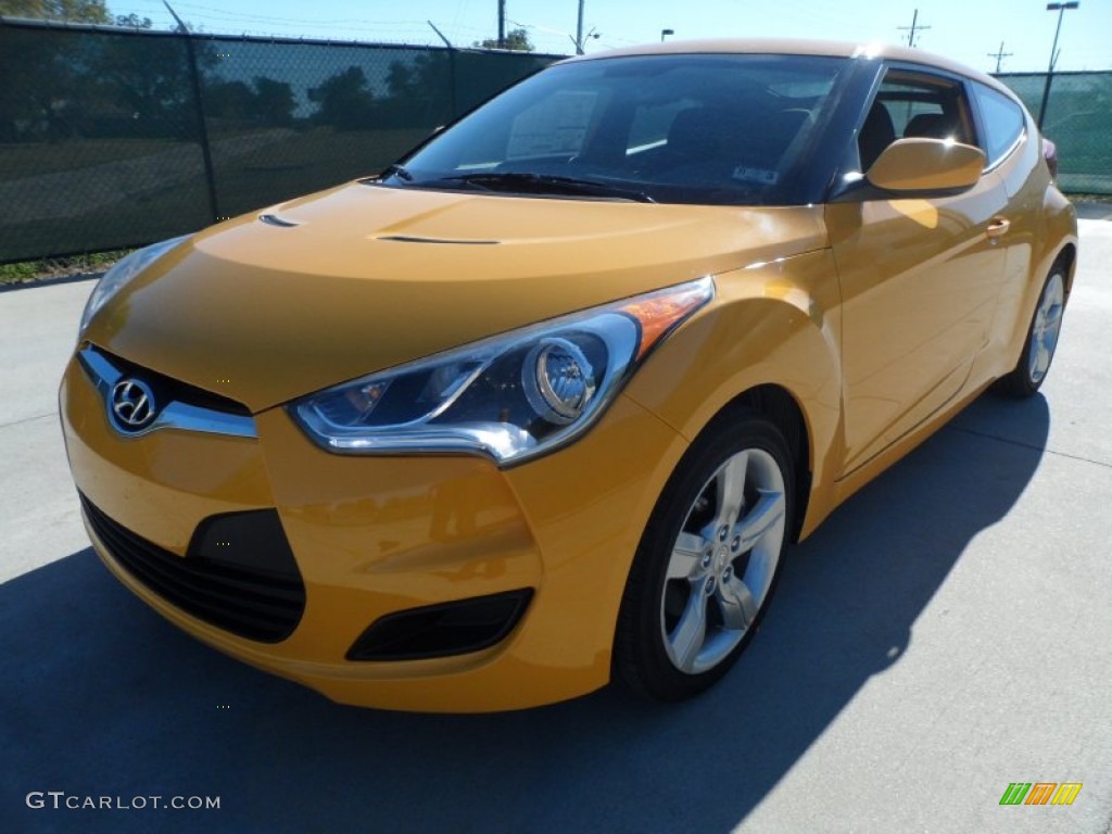 2012 Veloster  - 26.2 Yellow / Black photo #7