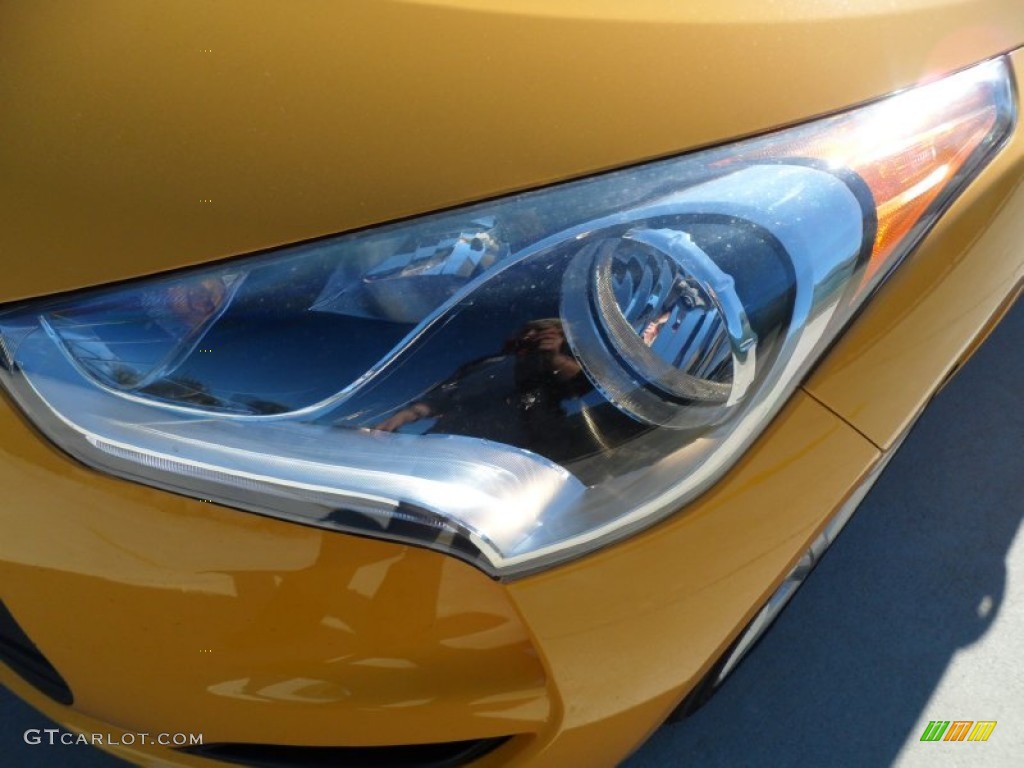 2012 Veloster  - 26.2 Yellow / Black photo #9