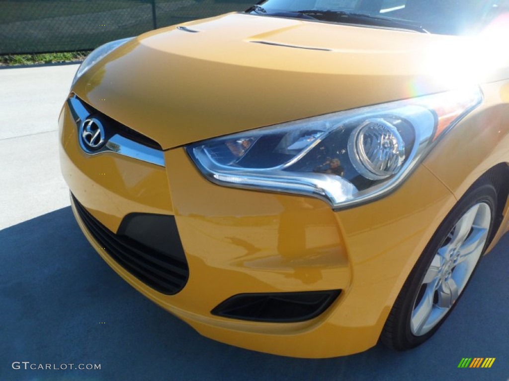 2012 Veloster  - 26.2 Yellow / Black photo #10