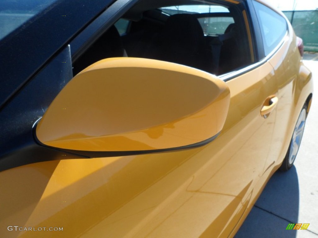 2012 Veloster  - 26.2 Yellow / Black photo #12