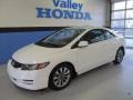 Taffeta White 2009 Honda Civic EX-L Coupe