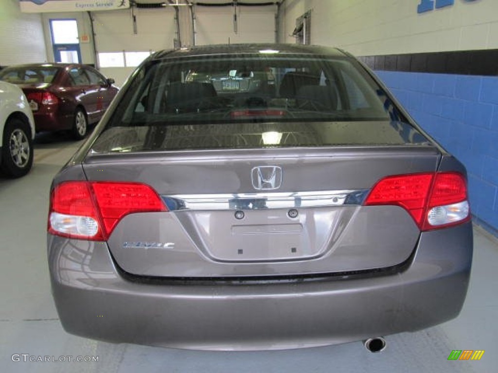 2010 Civic LX-S Sedan - Urban Titanium Metallic / Black photo #2