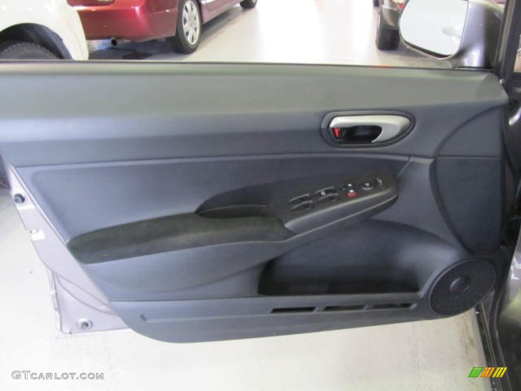 2010 Civic LX-S Sedan - Urban Titanium Metallic / Black photo #6