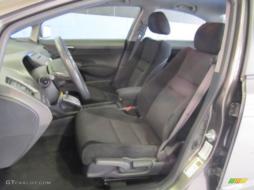 2010 Civic LX-S Sedan - Urban Titanium Metallic / Black photo #7