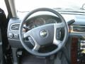 Ebony 2012 Chevrolet Suburban LTZ Steering Wheel