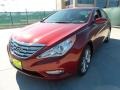 2012 Sparkling Ruby Red Hyundai Sonata SE  photo #7